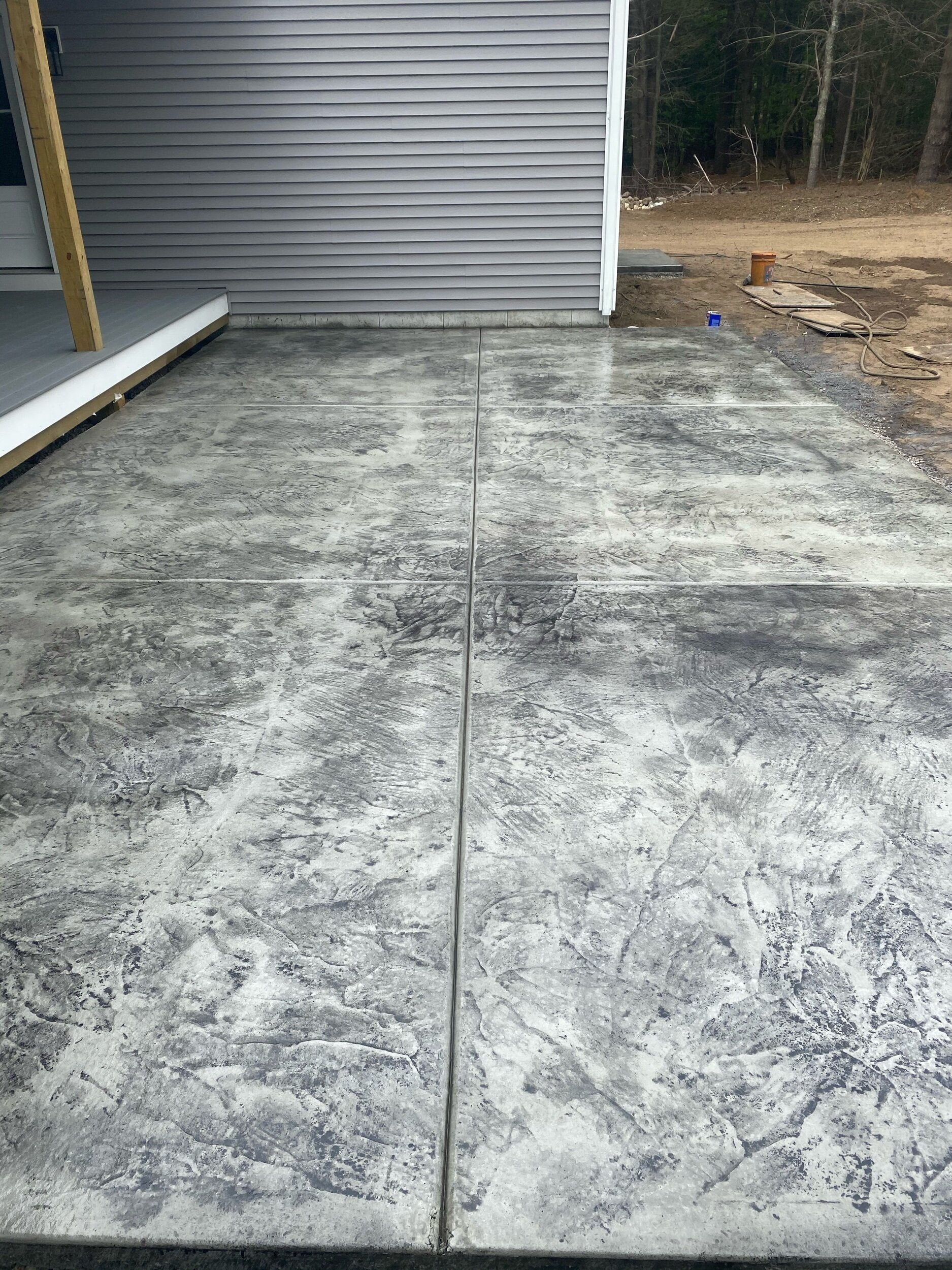 G&M Concrete team on the job