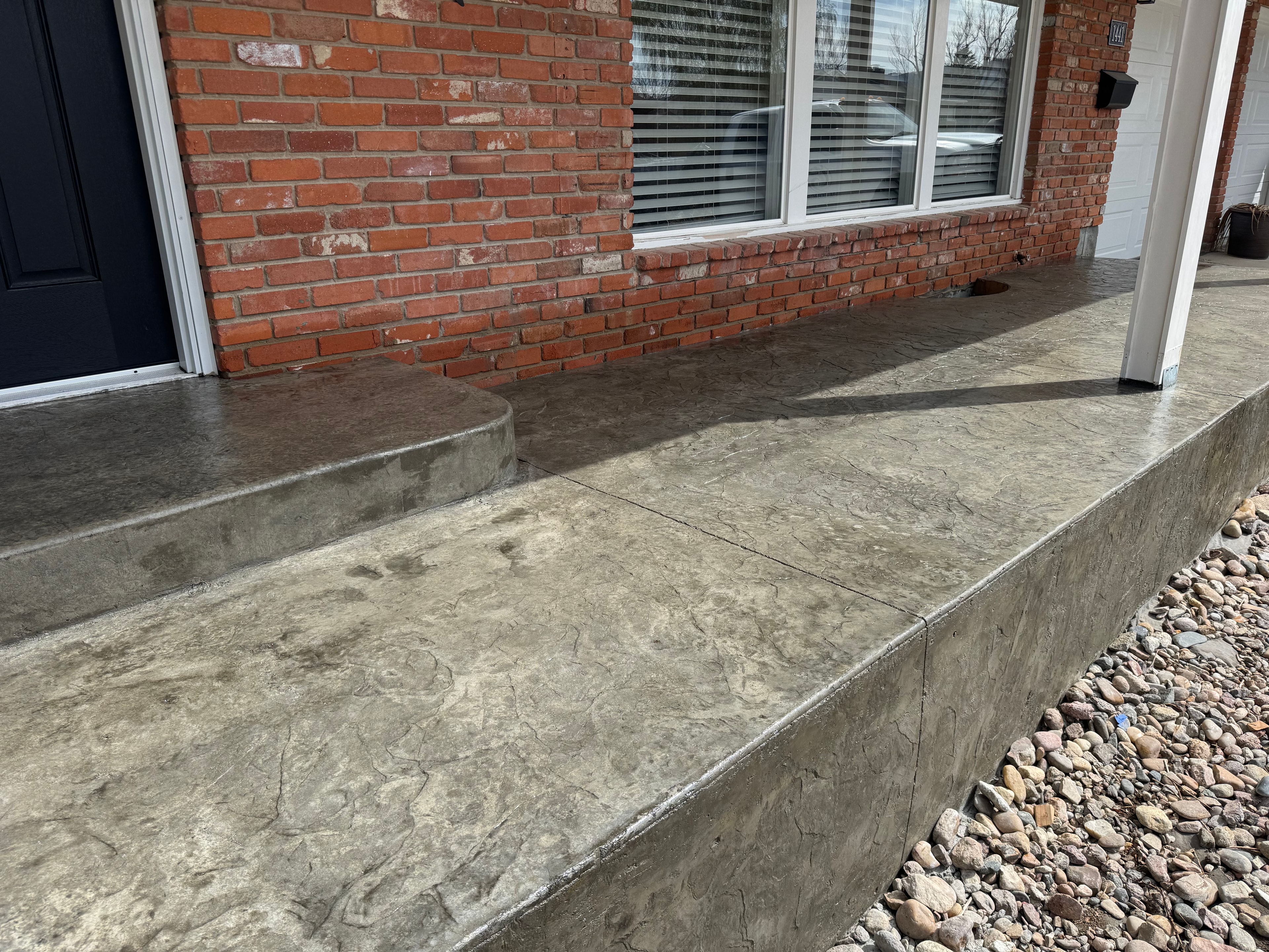 Decorative concrete project